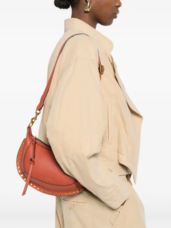 ISABEL MARANT Oskan レザーショルダーバッグ | レッド | FARFETCH JP
