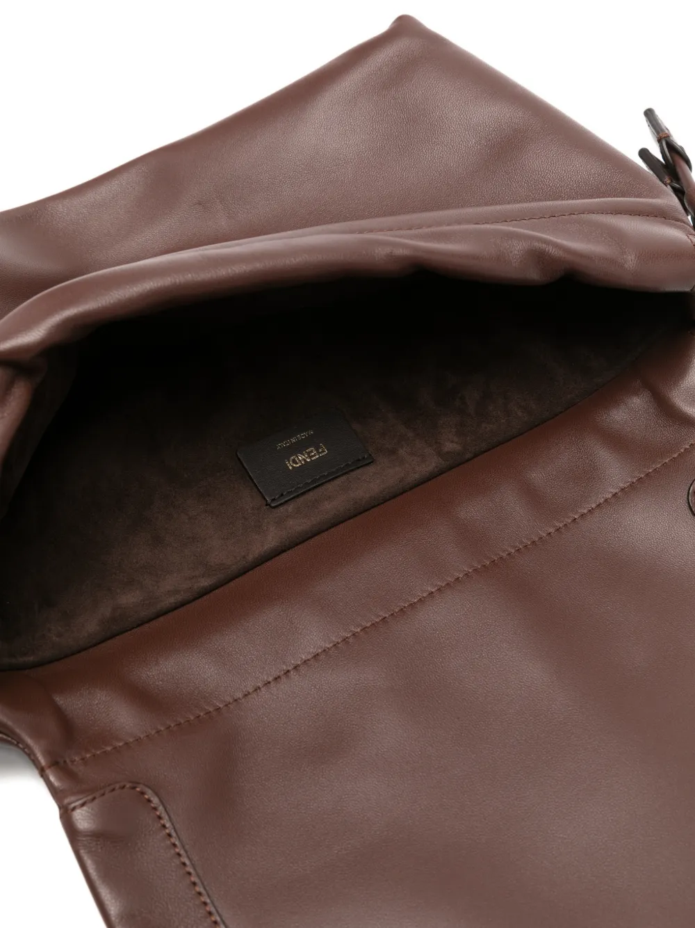 FENDI Mamma Baguette medium leren shopper Bruin