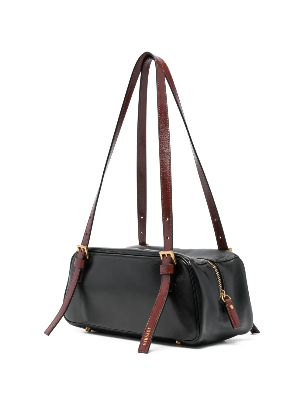 Versace Bowlingtas met Medusa-applicatie Zwart