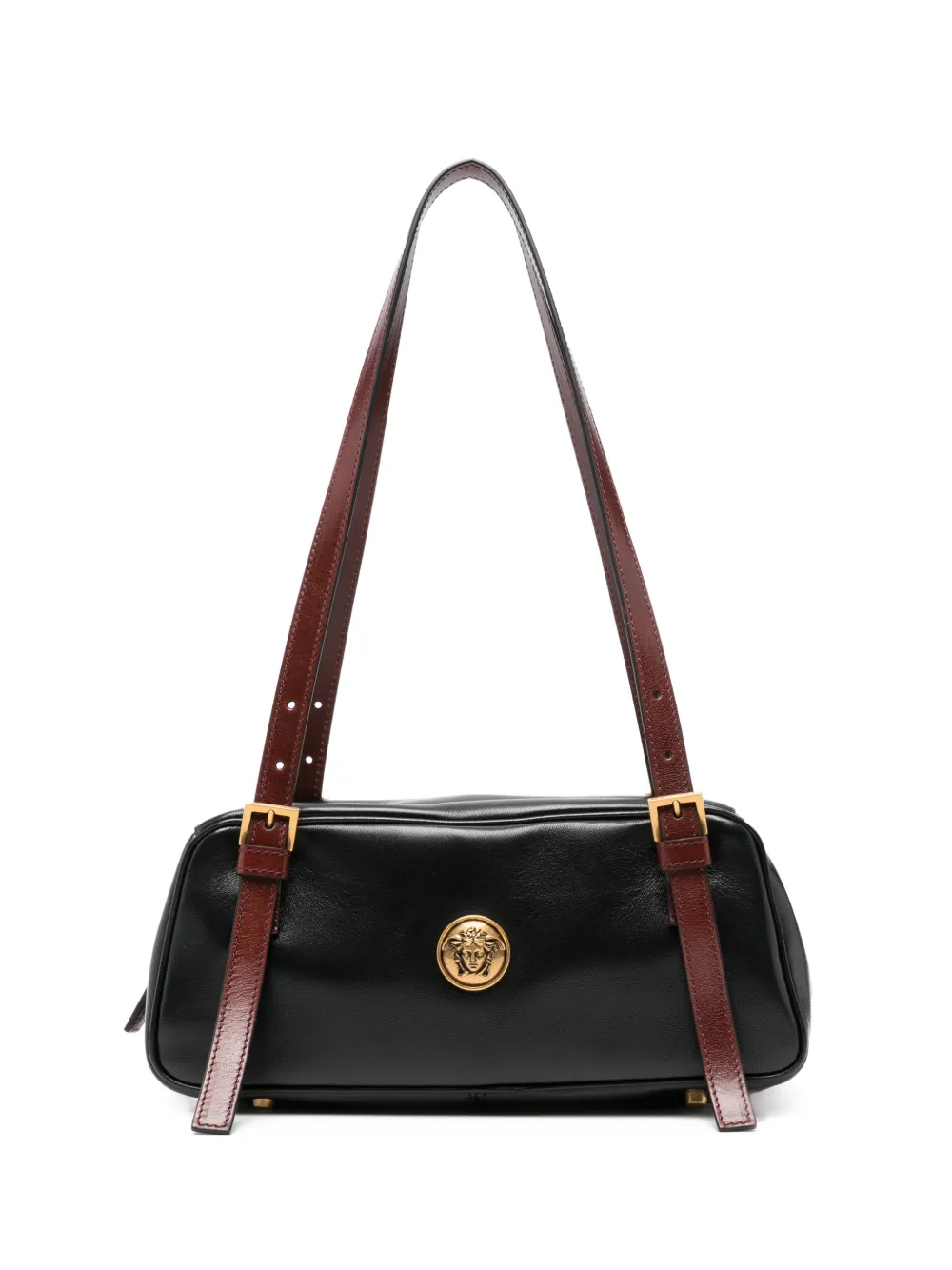 Versace small medusa-appliqué shoulder bag - Nero
