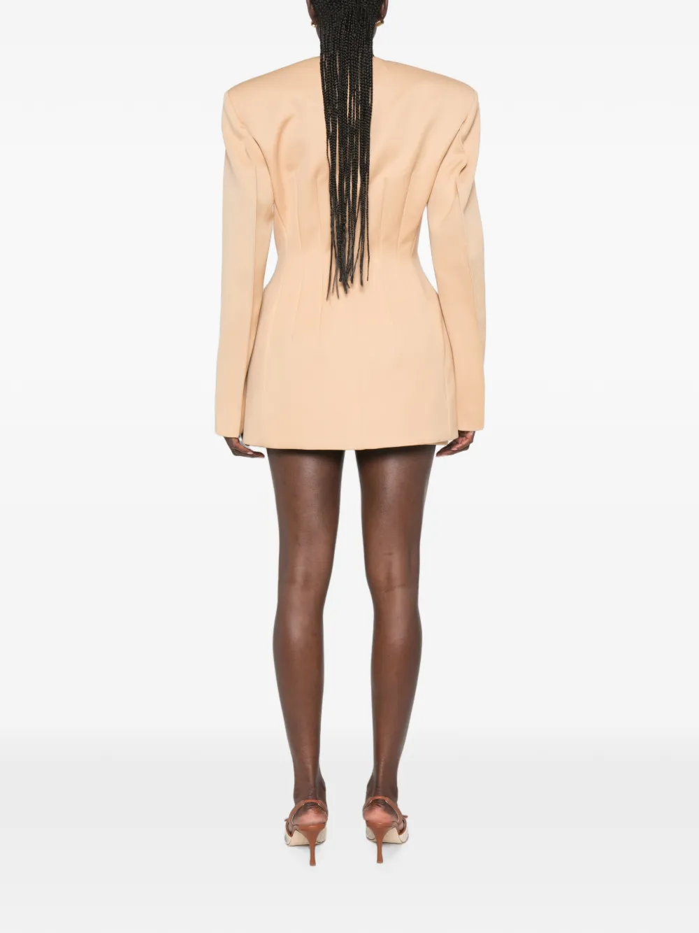WARDROBE.NYC RHW Blazer Dress in Neutrals, view 4