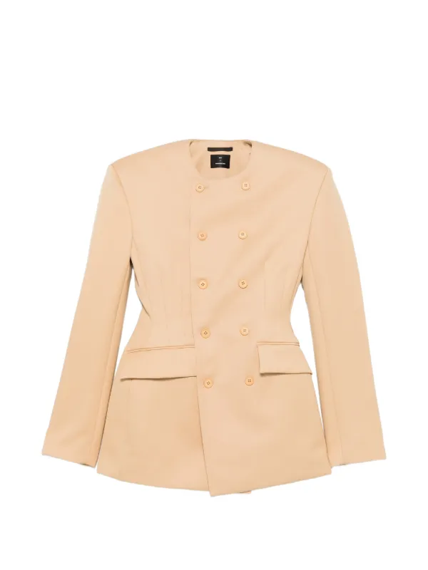 WARDROBE.NYC RHW Blazer Dress in Neutrals