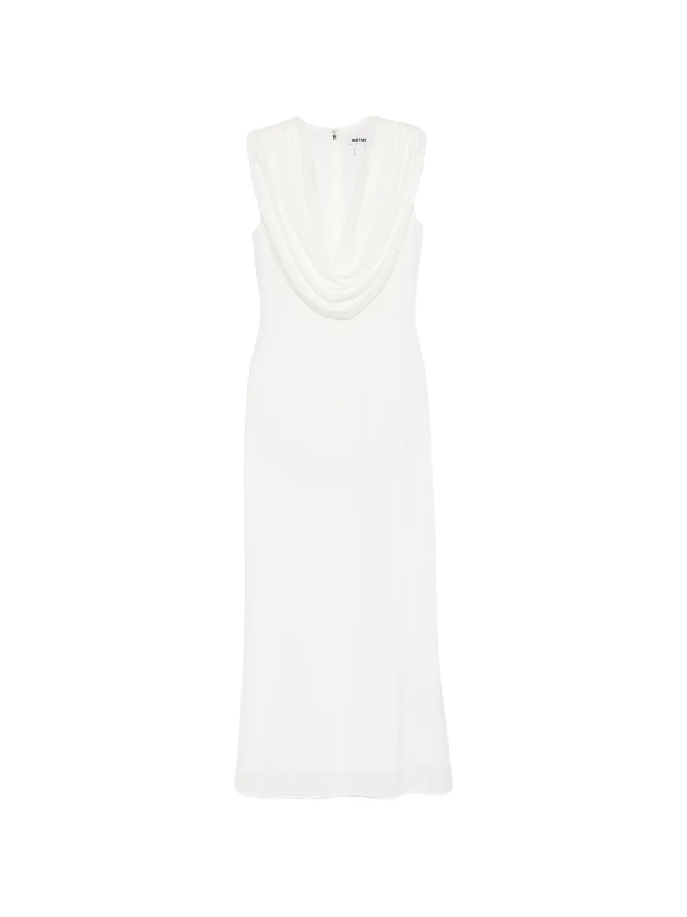 ROTATE BIRGER CHRISTENSEN cowl-neck maxi dress - Bianco