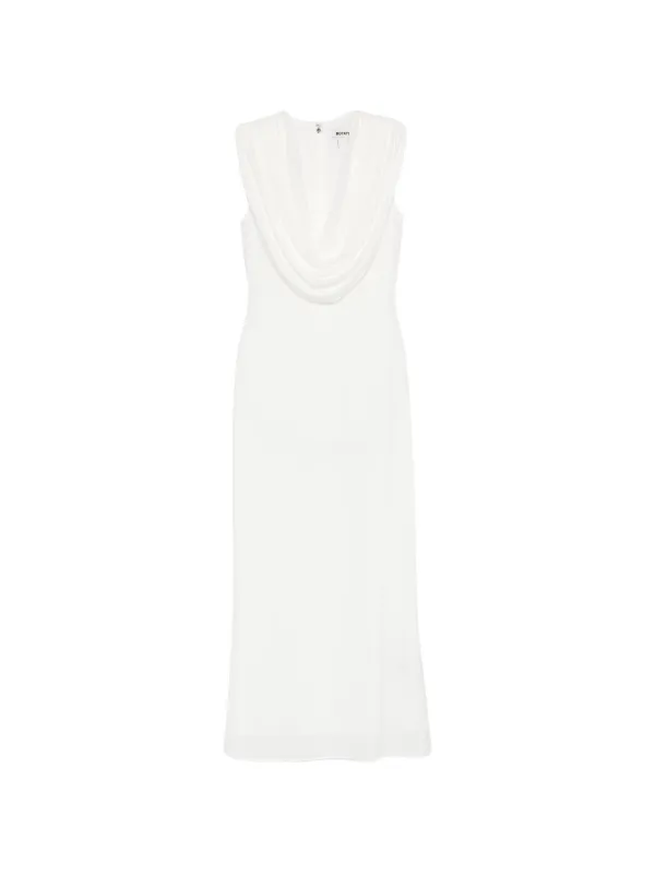 rotate birger christensen waterfall maxi dress Maxi Waterfall Dress Light Pink
