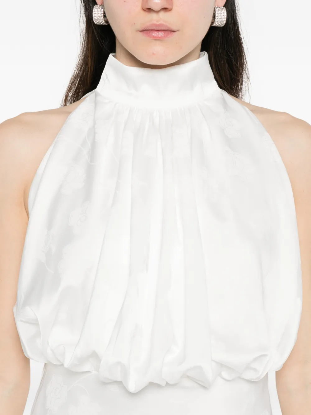ROTATE BIRGER CHRISTENSEN Mouwloze mini-jurk Wit