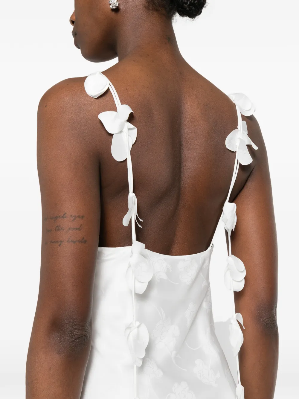 ROTATE BIRGER CHRISTENSEN Midi-jurk met col Wit