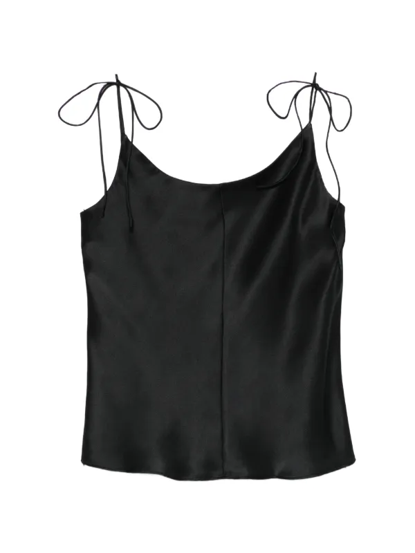 Tove Paloma Tie-strap Top in Black