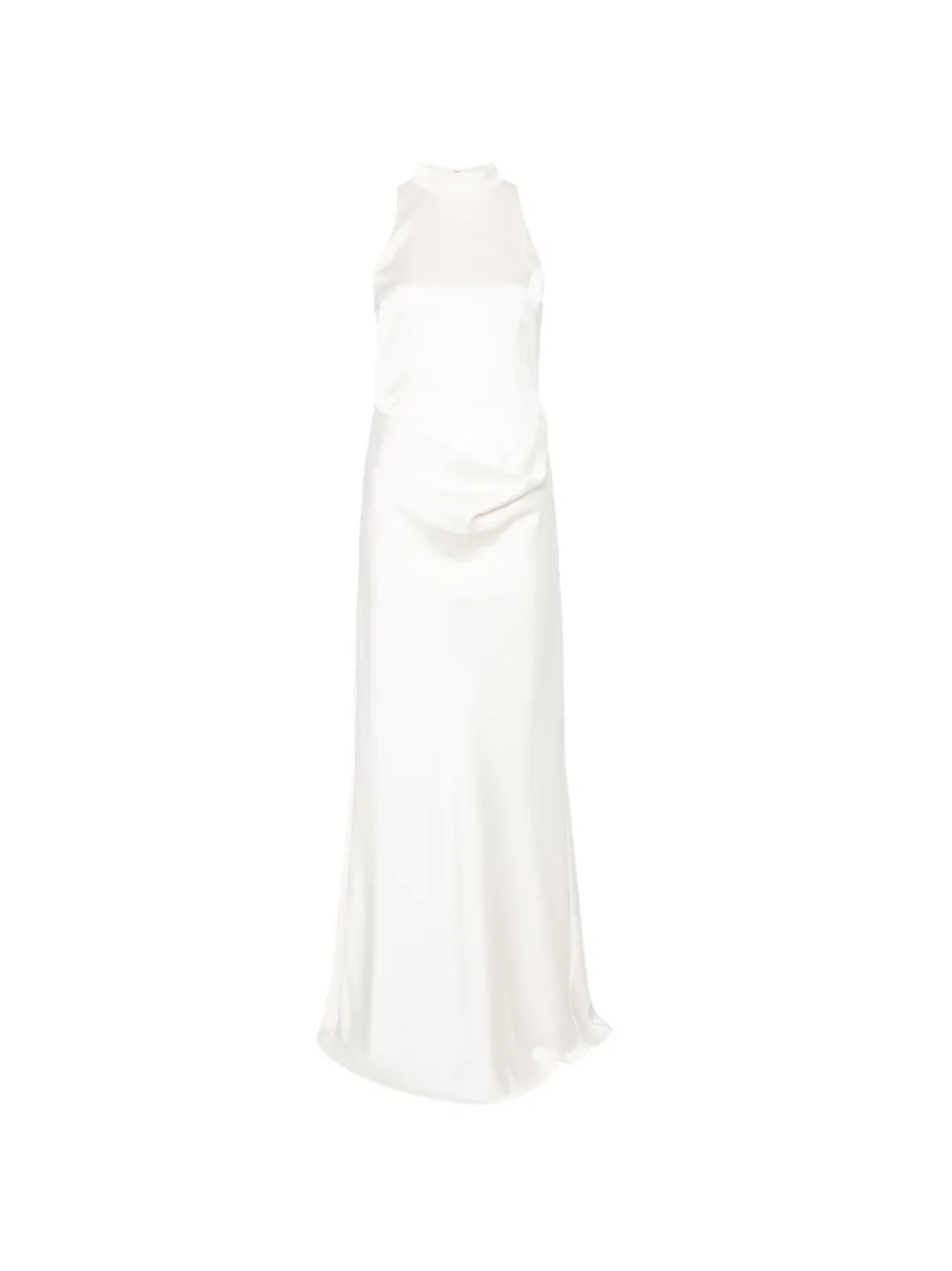 ROTATE BIRGER CHRISTENSEN high-neck maxi dress - Toni neutri