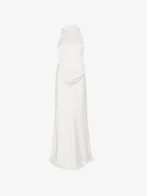 ROTATE BIRGER CHRISTENSEN Vestido longo com gola alta