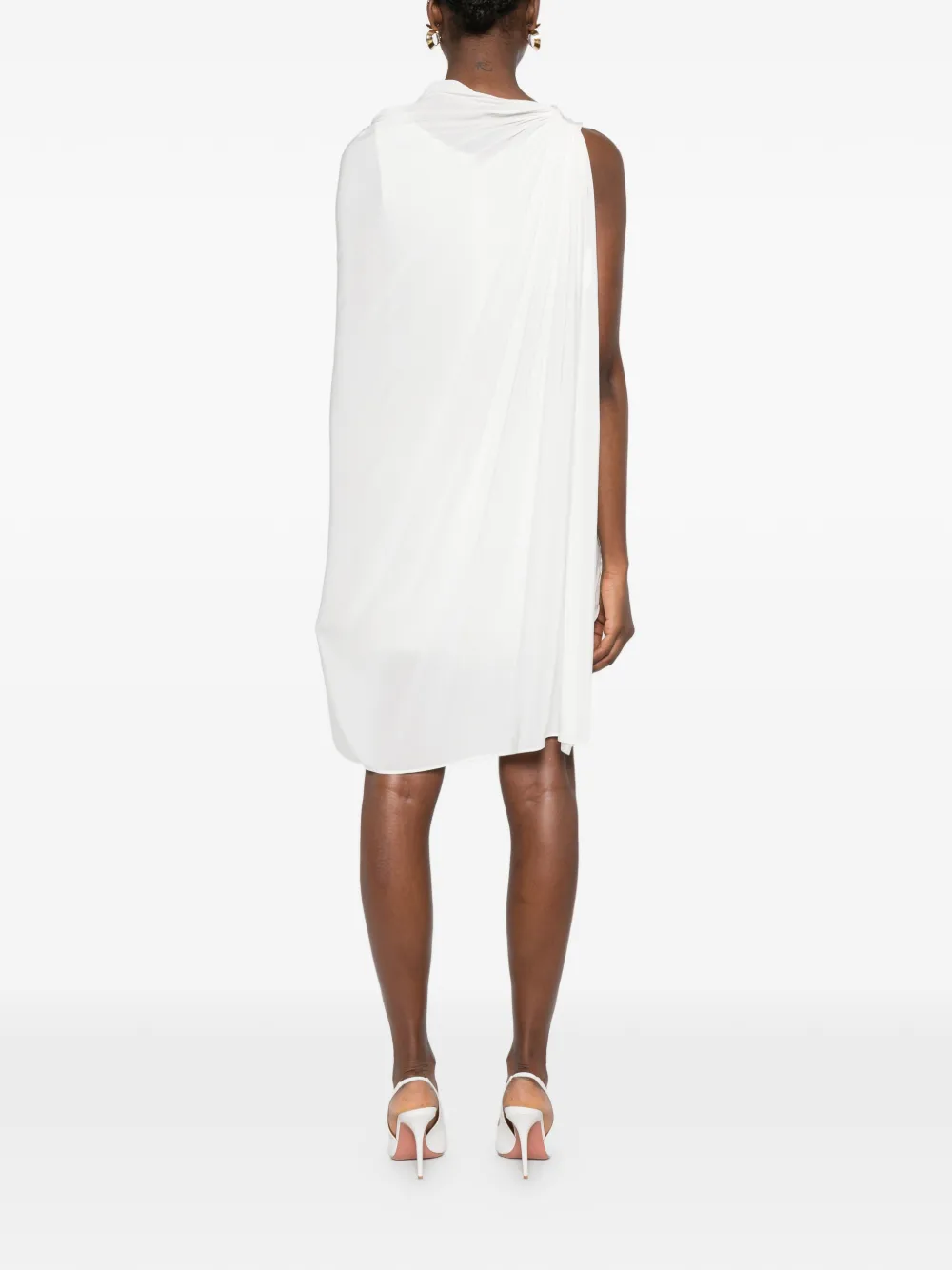 ROTATE BIRGER CHRISTENSEN Mini-jurk met cape Beige