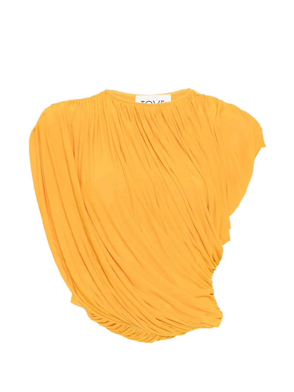 TOVE Murle draped top - Giallo