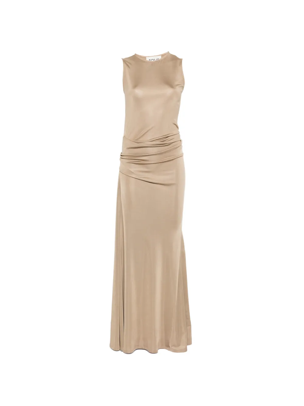 TOVE Lelani ruched dress - Toni neutri