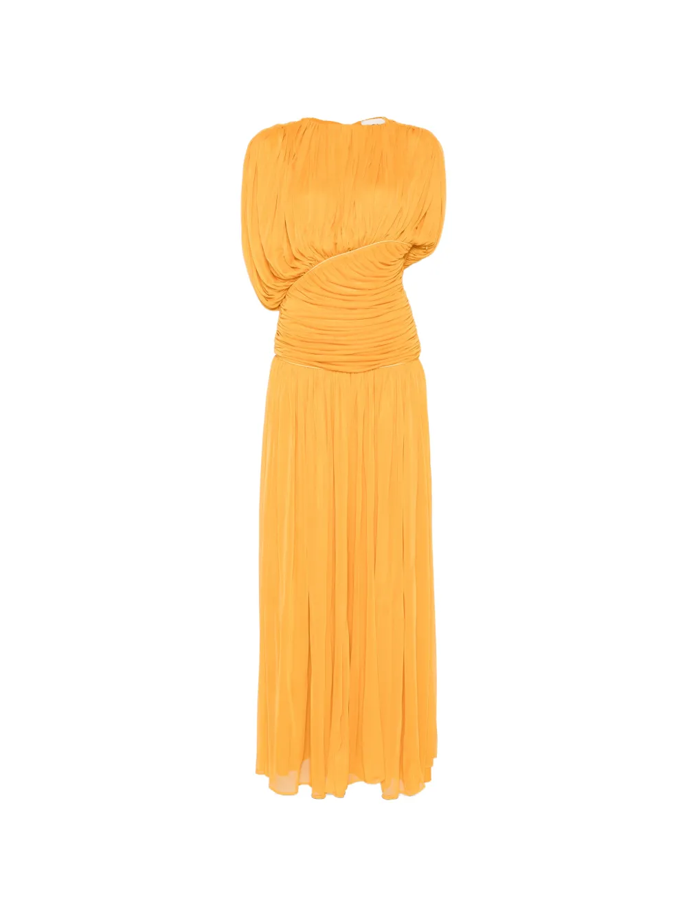 TOVE Gai ruched maxi dress - Giallo