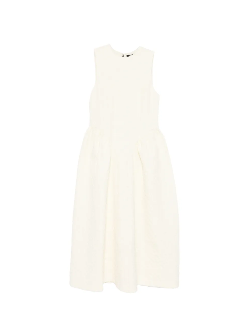 ROTATE BIRGER CHRISTENSEN round-neck midi dress - Toni neutri