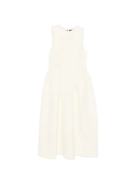 ROTATE BIRGER CHRISTENSEN Midikleid mit rundem Ausschnitt