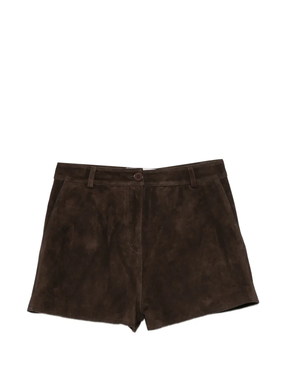 Nour Hammour Leontine shorts - Marrone