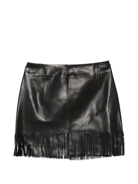 Nour Hammour Coco fringed mini skirt
