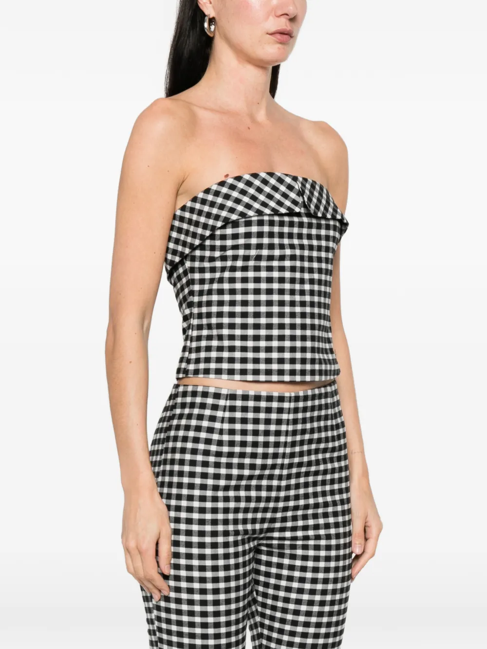 Posse Chiara strapless top Zwart