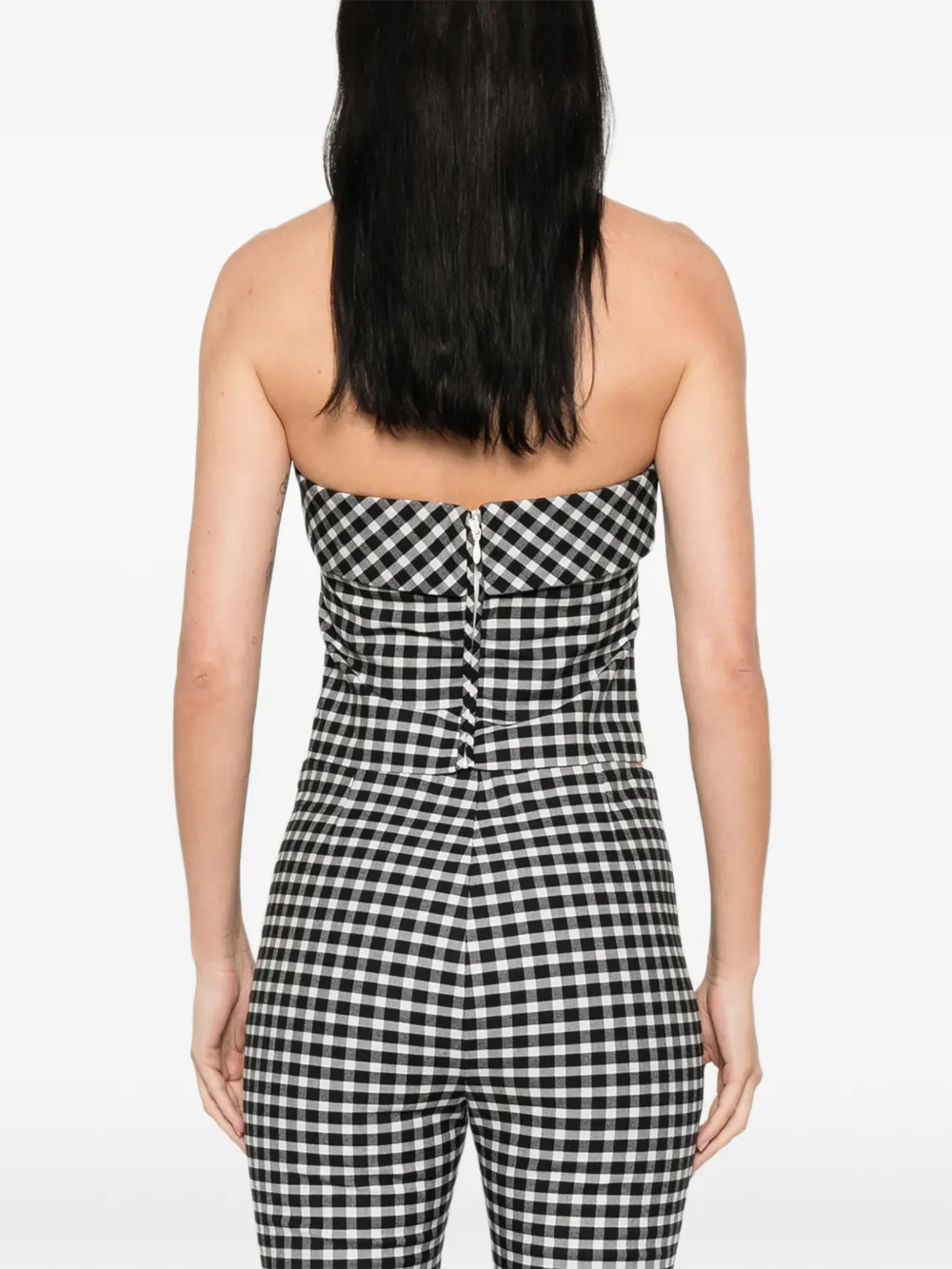 Posse Chiara strapless top Zwart