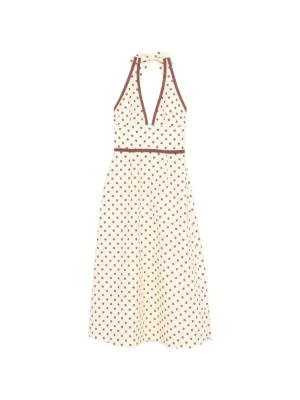 sachin and babi light blue dress GRWM styling the perfect polkadot maxi dress from Zara , Im loving the  polkadot trend at the minute so I had to try this polkadot halter neck maxi  dress from Zara. The backless detail is also so