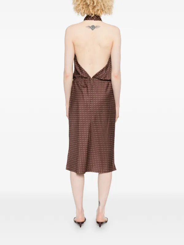 posse brown polka dot dress Rent Posse Brown Dress US 4