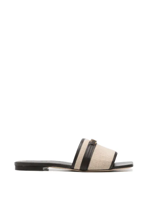 Tod's T Timeless leather-trimmed sandals