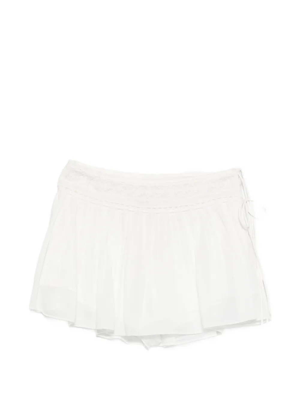 Posse Danielle lace-trim skort - Toni neutri