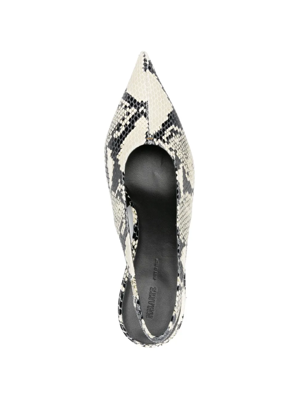 Khaite Bella Python-embossed Leather Pump In Multi
