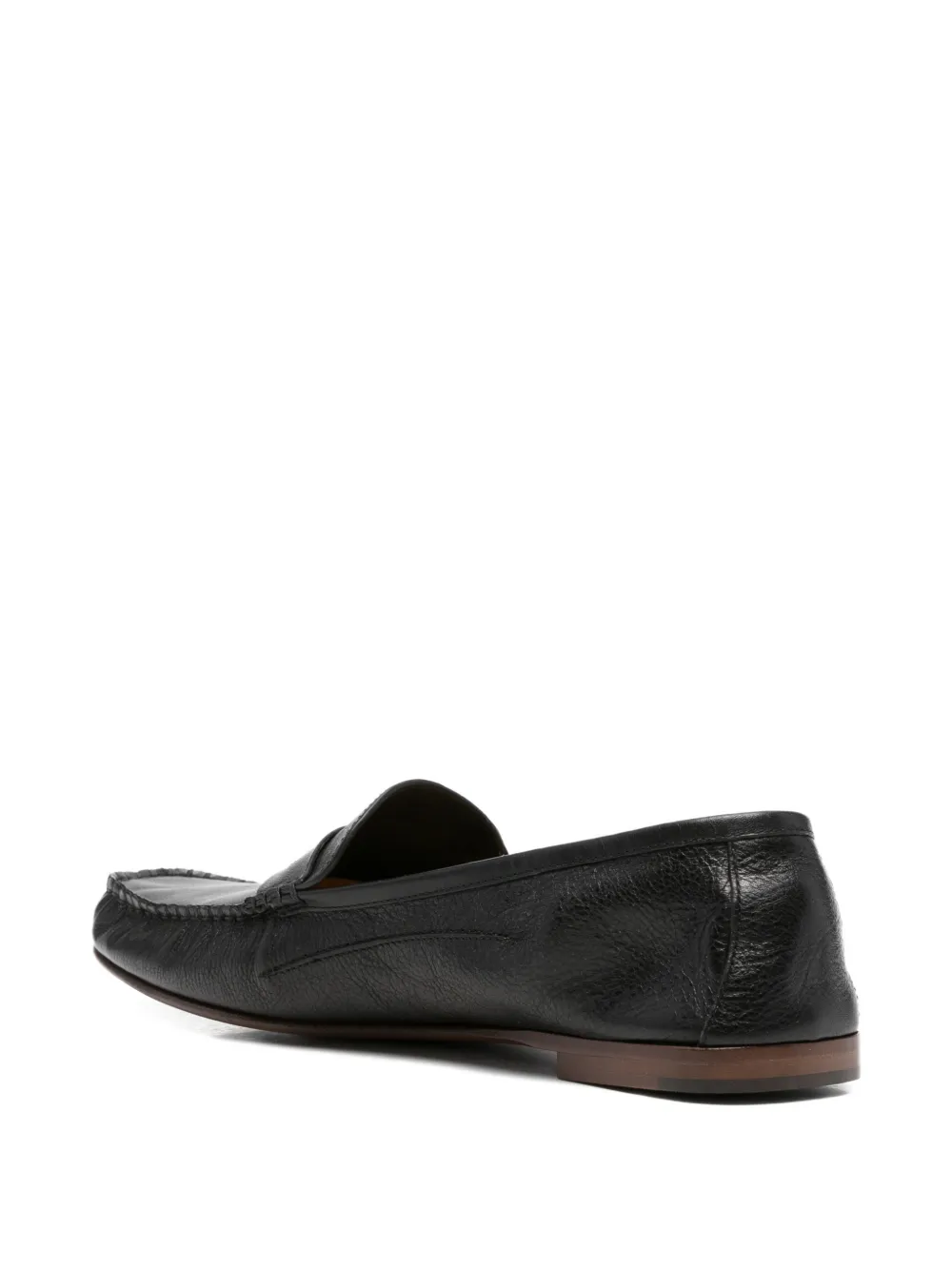 Versace Medusa leather loafers Zwart
