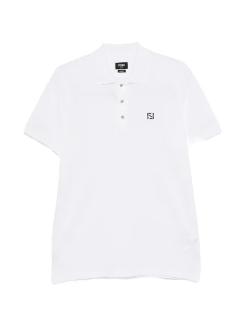 FENDI logo-embroidered polo shirt