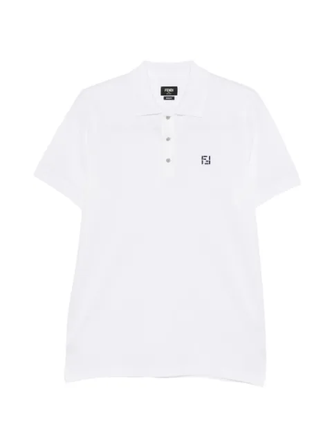 FENDI logo-embroidered polo shirt