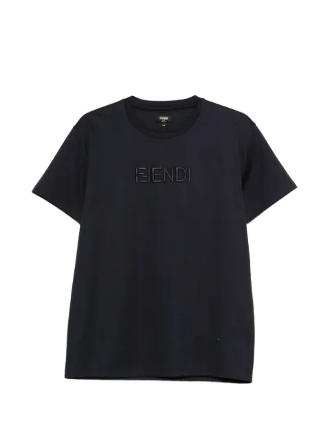 FENDI embroidered-logo T-shirt