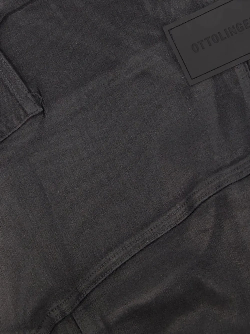  Ottolinger Glazed-effect Baggy Trousers - Black 