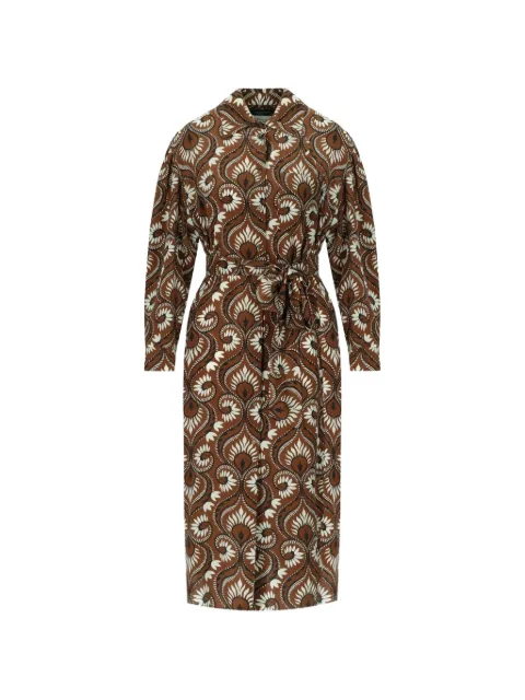 Weekend Max Mara tie-waist printed dress