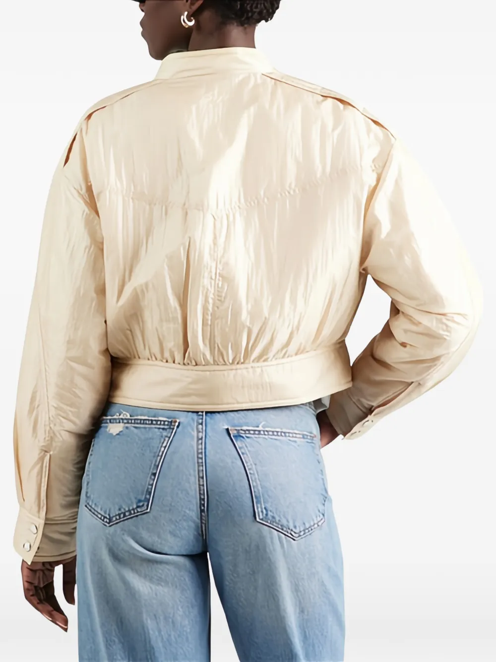  Boss Zip-up Chest-pocket Jacket - Neutrals 