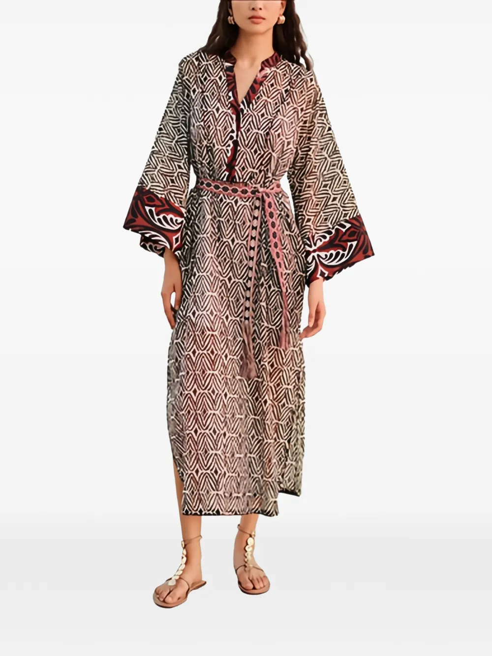 Devotion Breeze ジオメトリックパターン ドレス | デイドレス