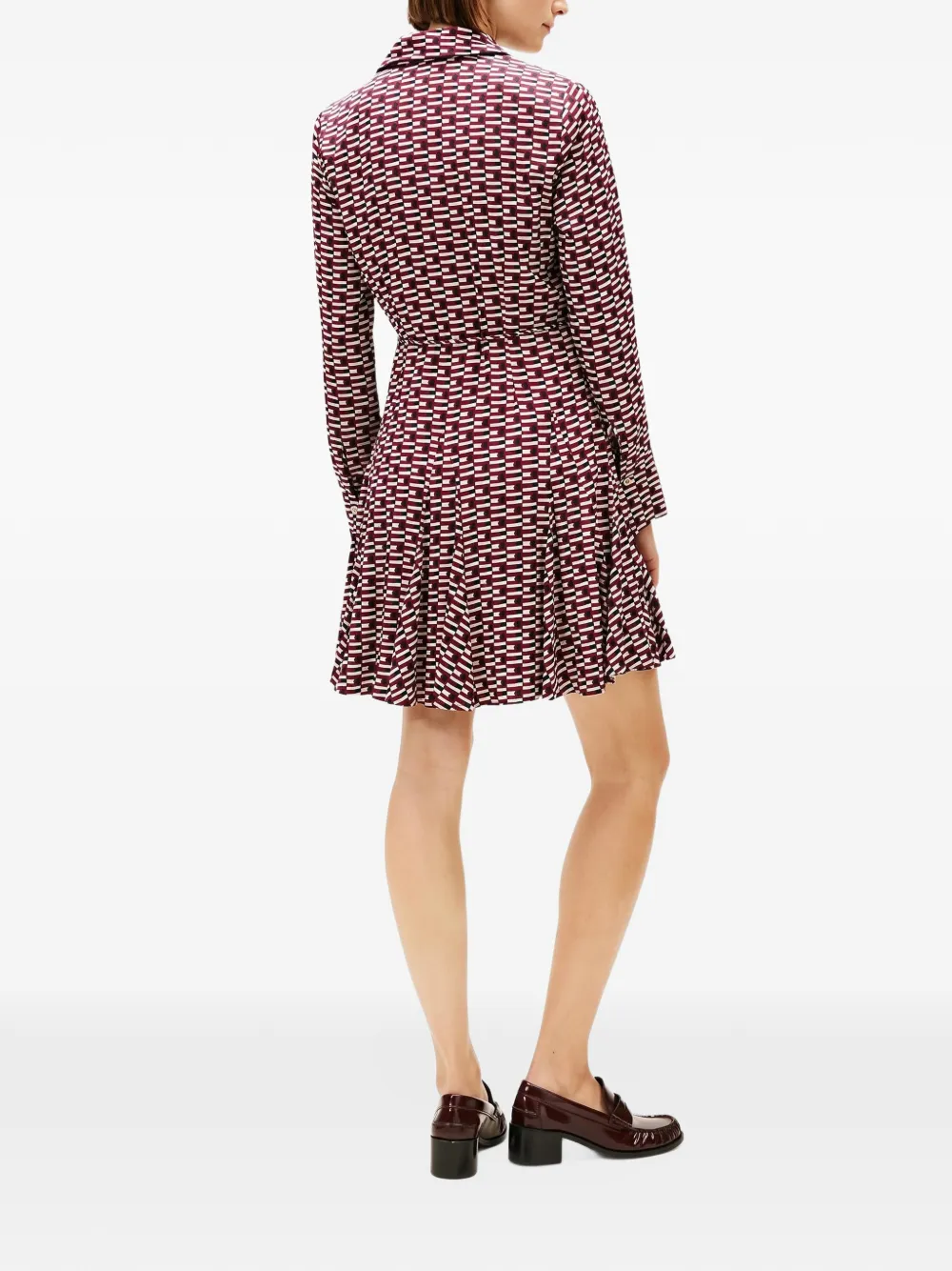 Tommy Hilfiger Mini-jurk van imitatieleer Rood