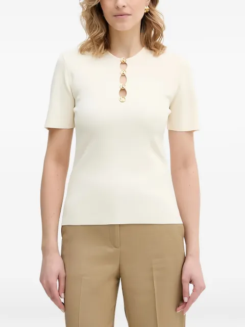 Karl Lagerfeld haut en maille à boutonnière