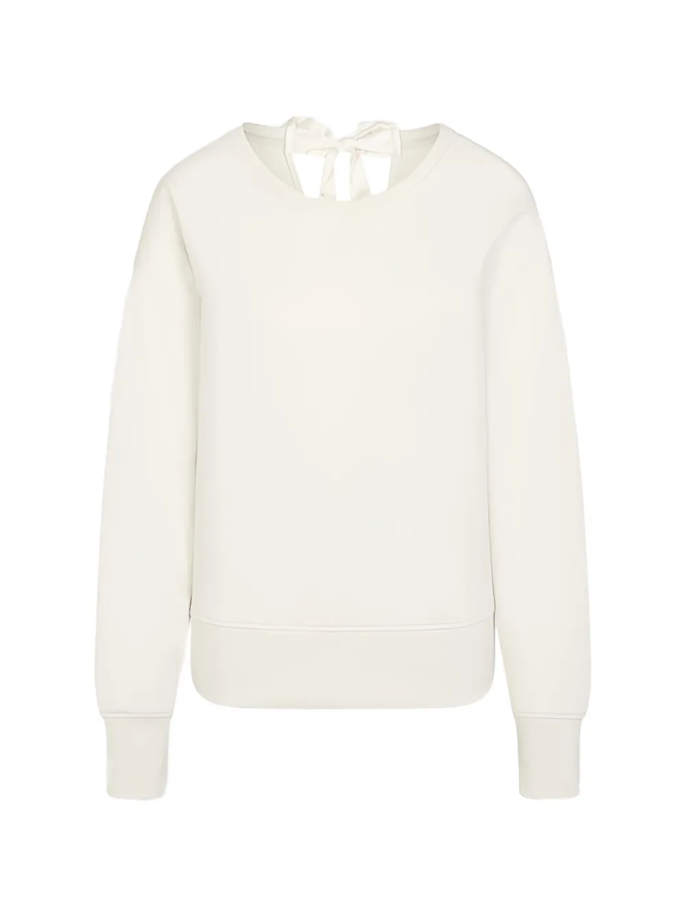 Juvia bow-detail sweater - Bianco