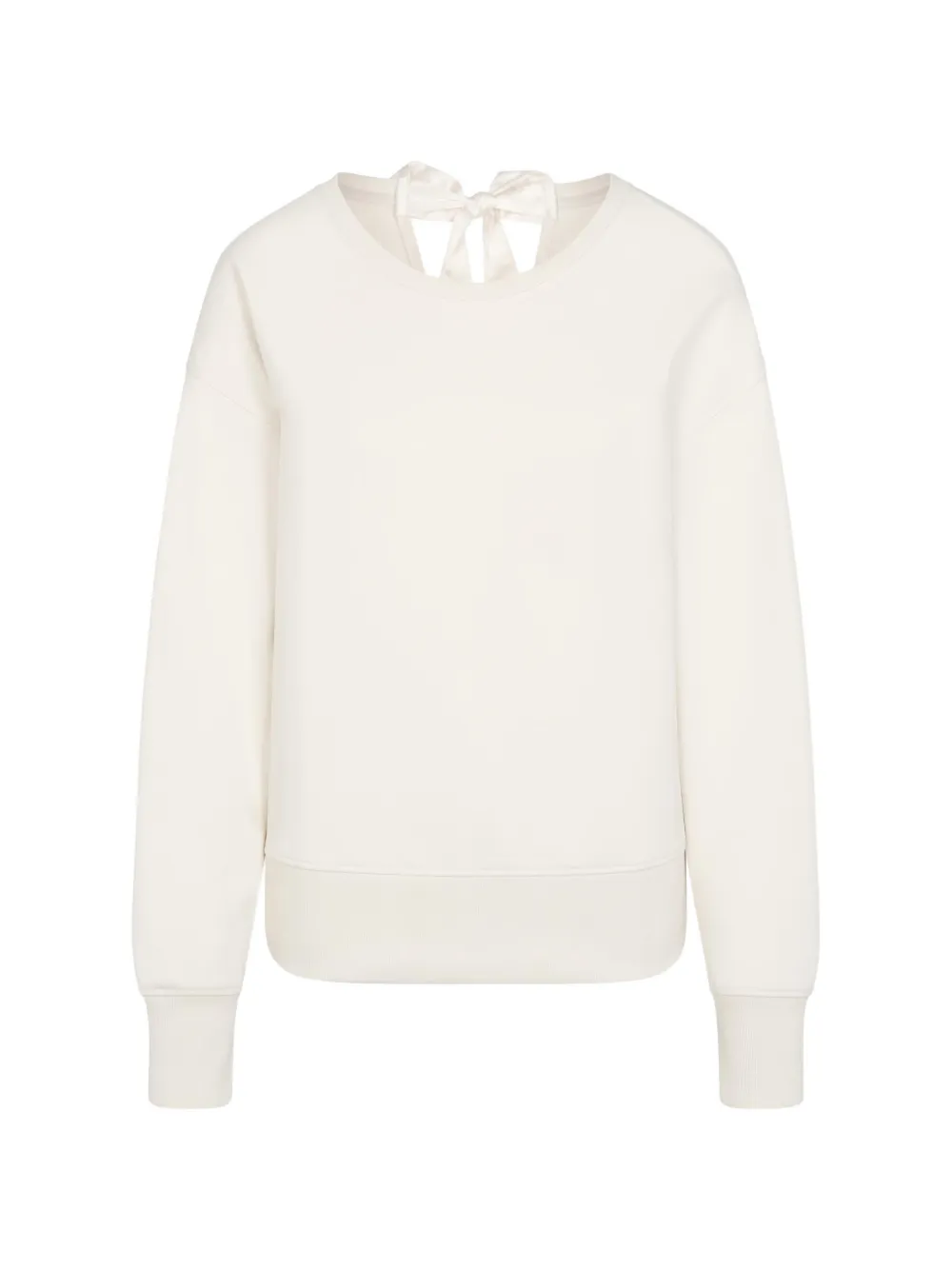 Juvia bow-detail sweater - Weiß