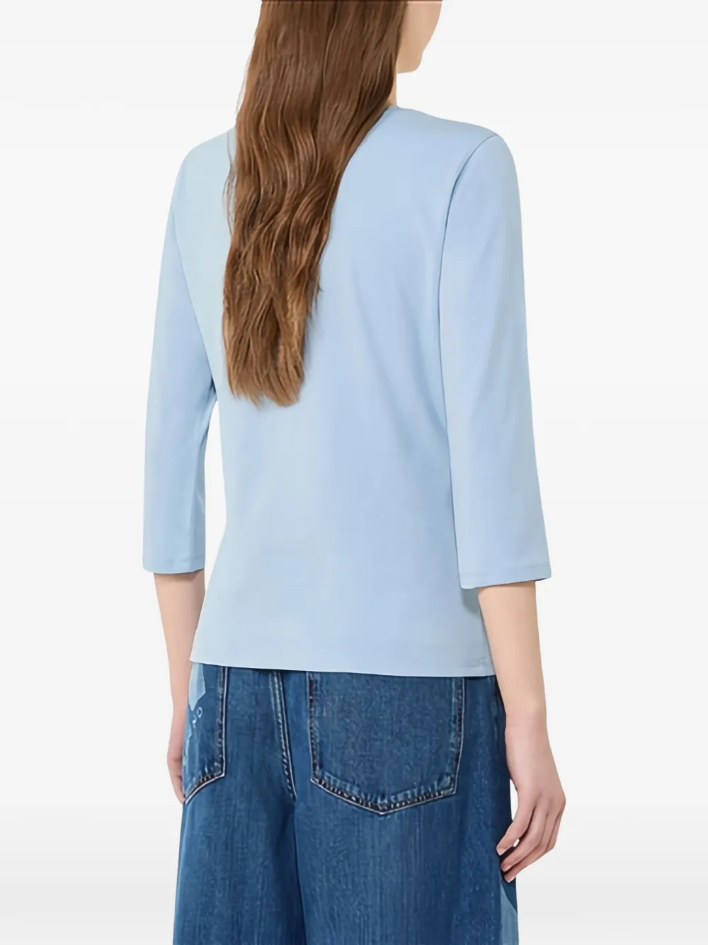 Weekend Max Mara T-shirt met ronde hals Blauw