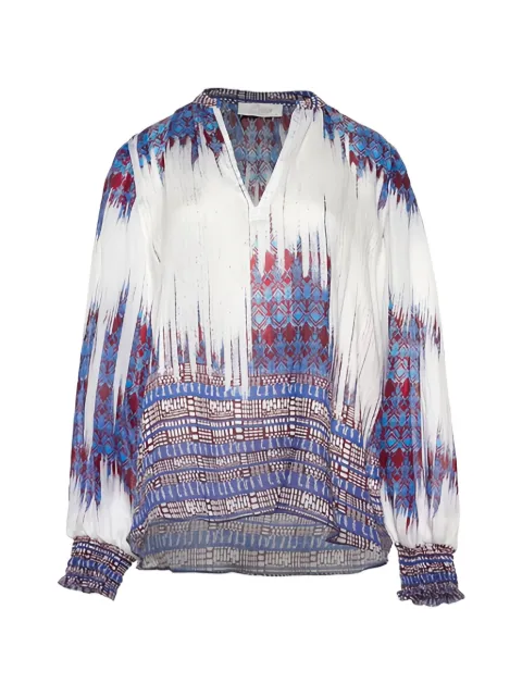 Devotion V-neck print top