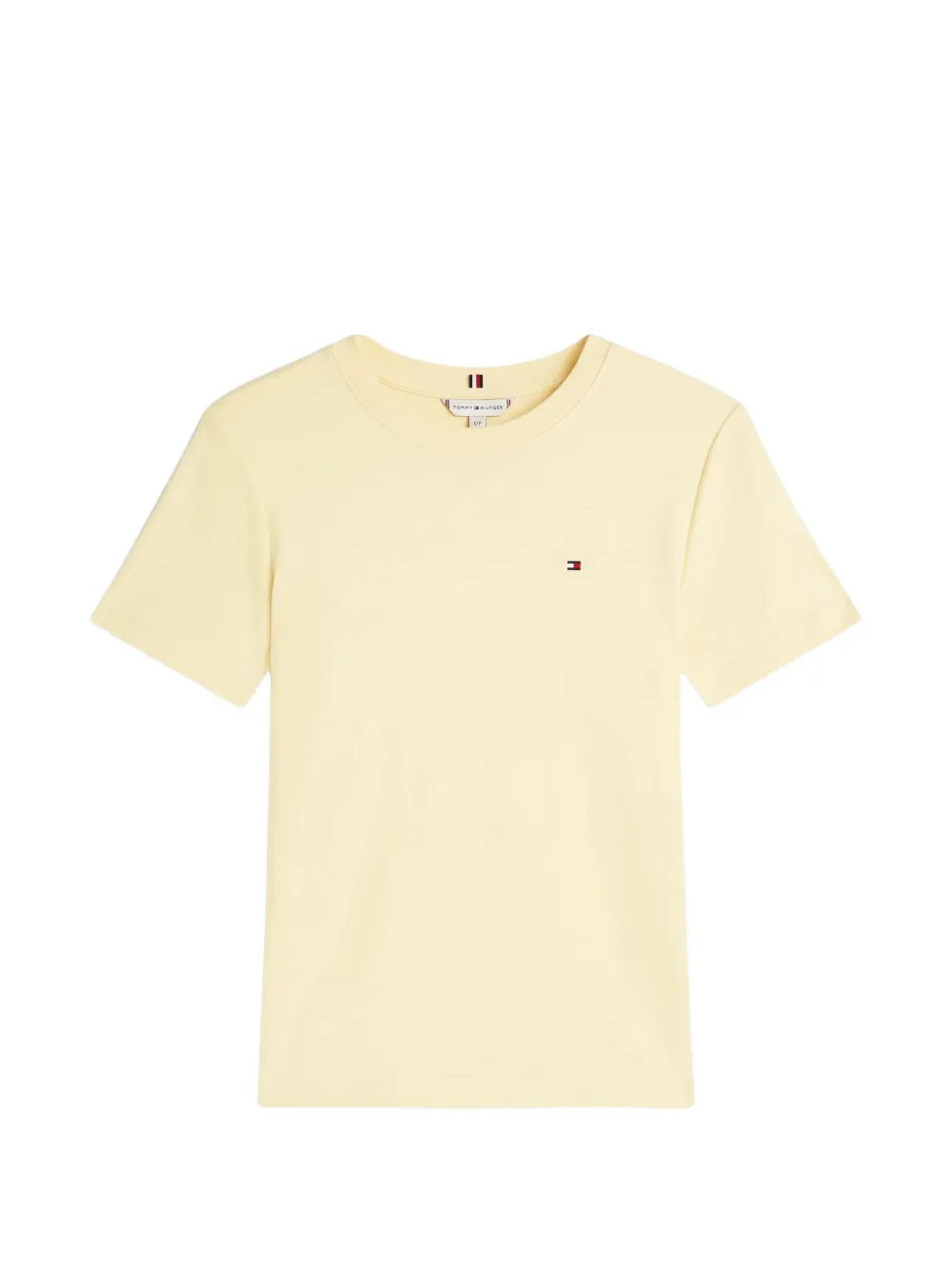 Tommy Hilfiger T-Shirt mit Flaggenstickerei - Gelb