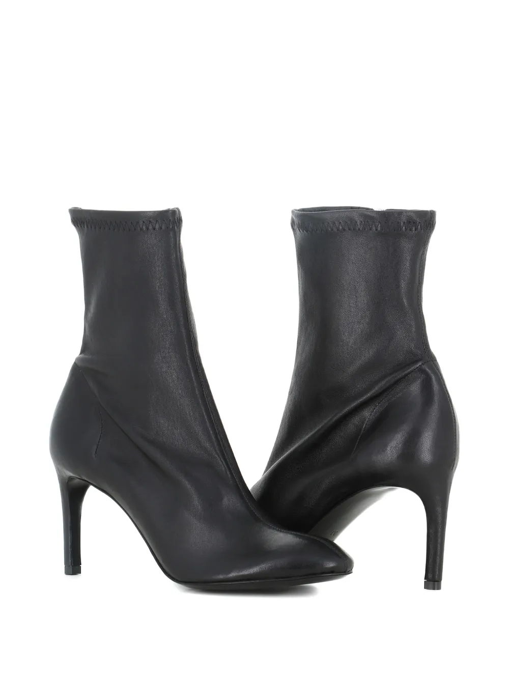Del Carlo stretch stiletto ankle boots Zwart