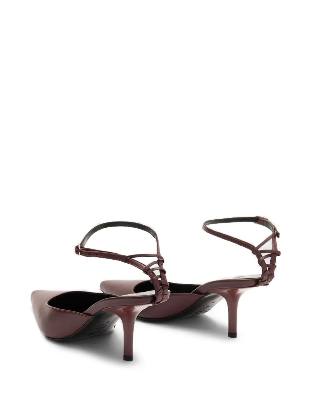 BY FAR Teese pointed pumps Rood