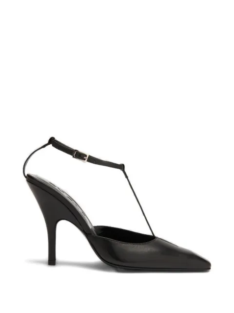 BY FAR Tara square-toe pumps