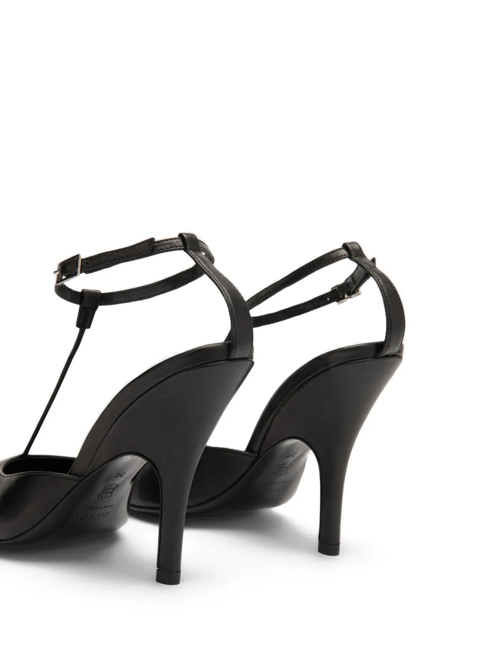 BY FAR Tara pumps met vierkante neus Zwart