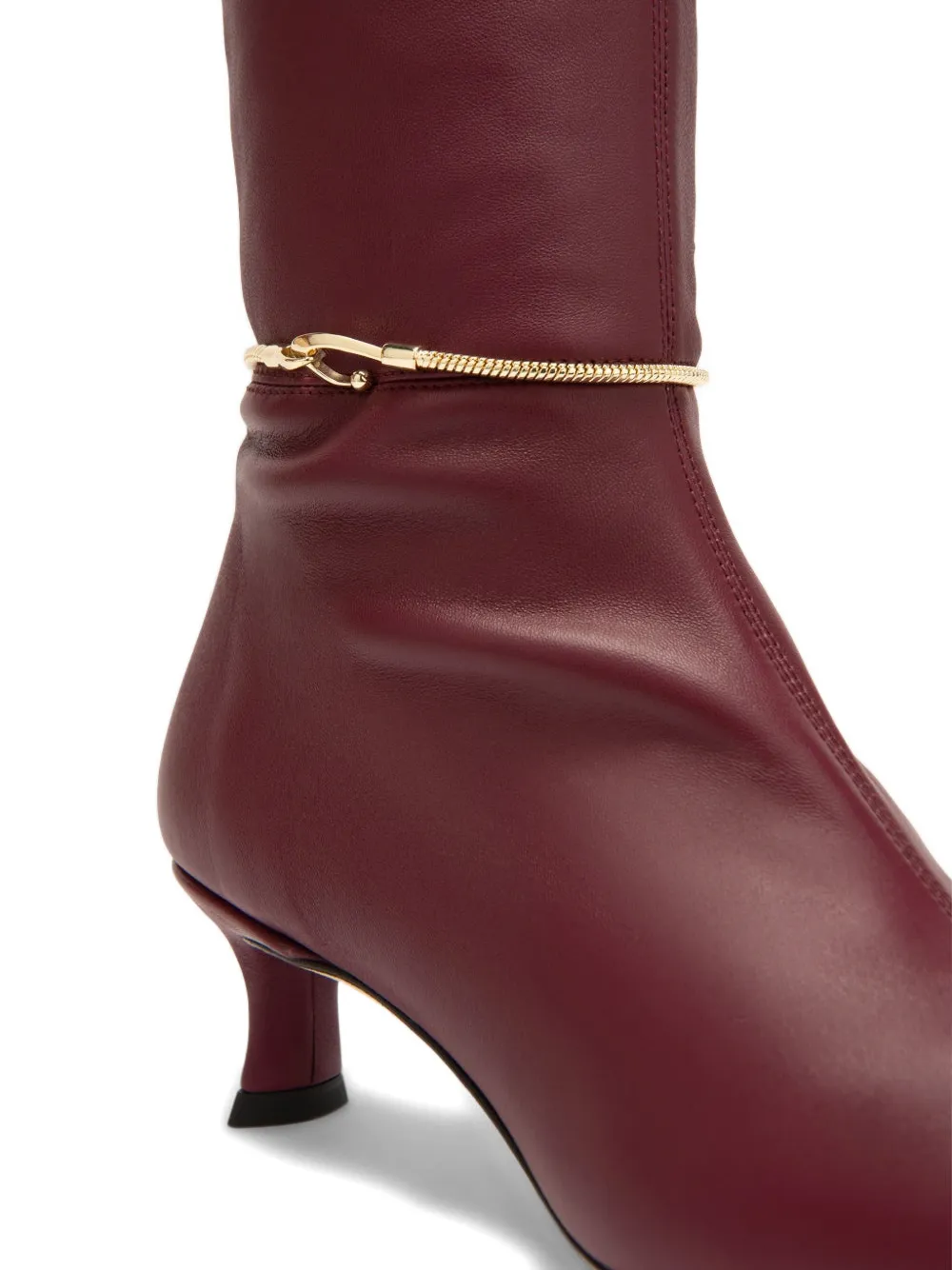 BY FAR Kitten Stretch Stevie laarzen Rood