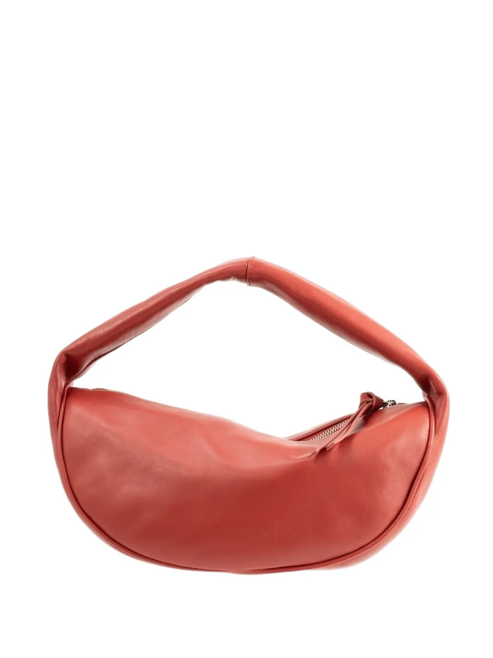 BY FAR Borsa a spalla Cush in pelle - Rosso