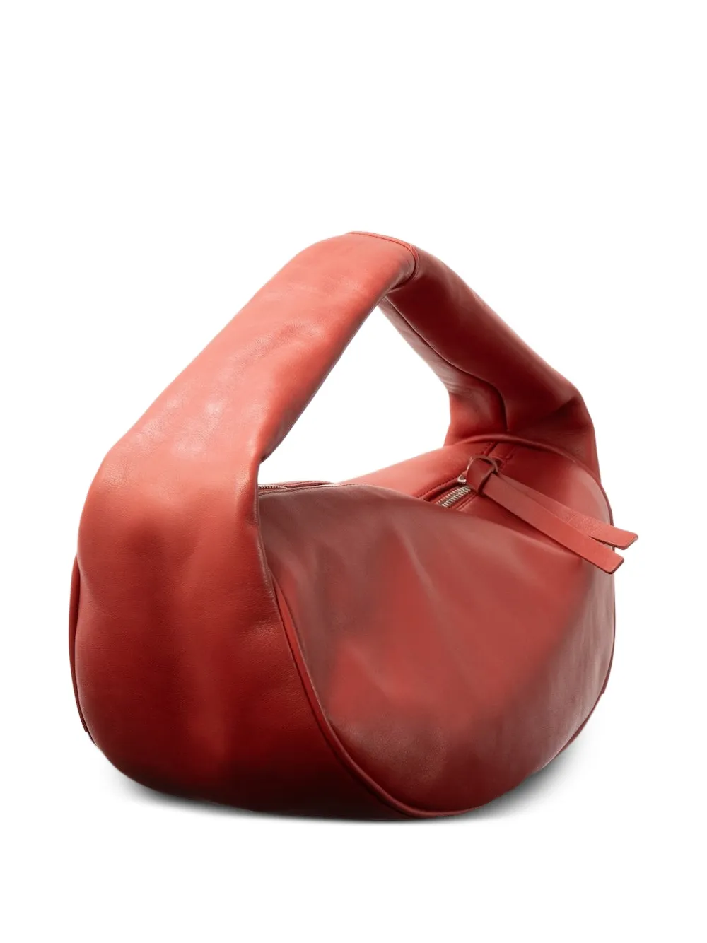 By Far Cush Leather Shoulder Bag - Red 
